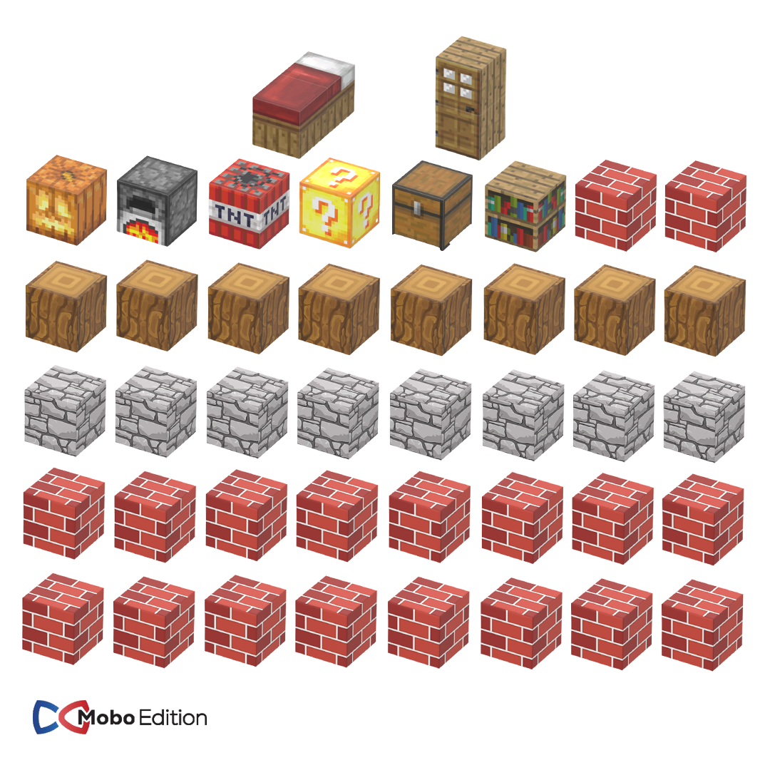 پک 44 تایی مکعب مگنتی ماینکرافت