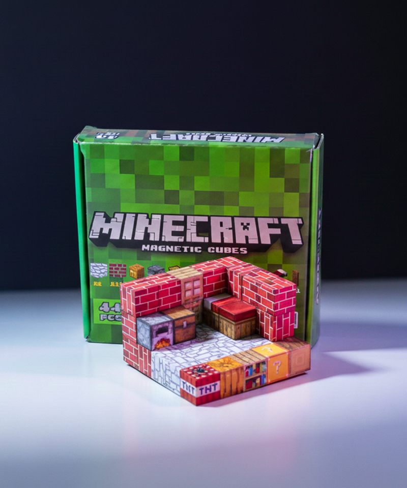 پک 44 تایی مکعب مگنتی ماینکرافت موبوادیشن