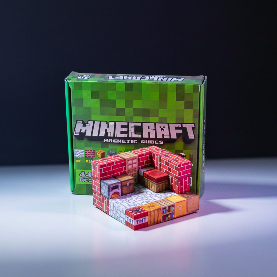 پک 44 تایی مکعب مگنتی ماینکرافت موبوادیشن